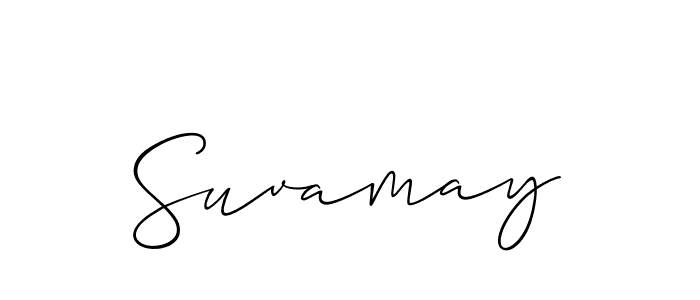 Once you've used our free online signature maker to create your best signature Allison_Script style, it's time to enjoy all of the benefits that Suvamay name signing documents. Suvamay signature style 2 images and pictures png