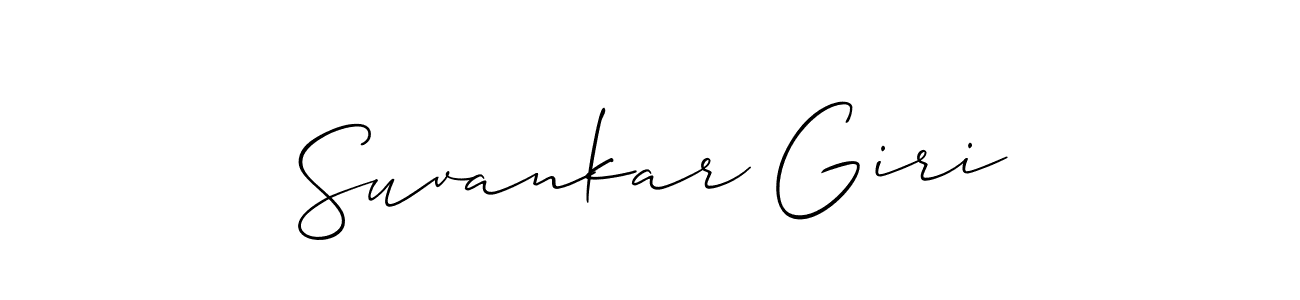 Best and Professional Signature Style for Suvankar Giri. Allison_Script Best Signature Style Collection. Suvankar Giri signature style 2 images and pictures png