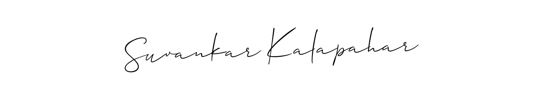 Make a beautiful signature design for name Suvankar Kalapahar. Use this online signature maker to create a handwritten signature for free. Suvankar Kalapahar signature style 2 images and pictures png