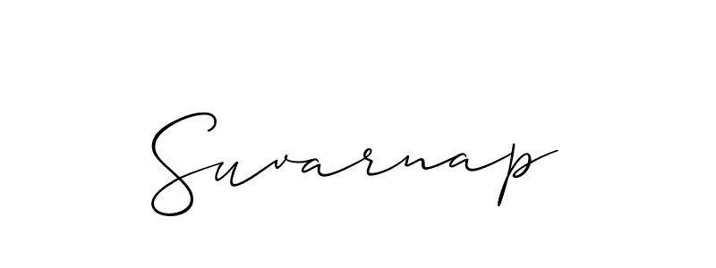 Make a short Suvarnap signature style. Manage your documents anywhere anytime using Allison_Script. Create and add eSignatures, submit forms, share and send files easily. Suvarnap signature style 2 images and pictures png