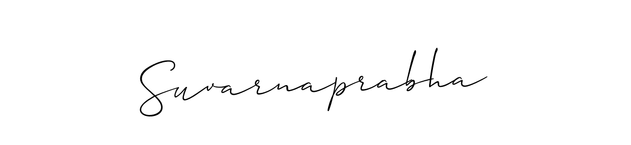 Once you've used our free online signature maker to create your best signature Allison_Script style, it's time to enjoy all of the benefits that Suvarnaprabha name signing documents. Suvarnaprabha signature style 2 images and pictures png