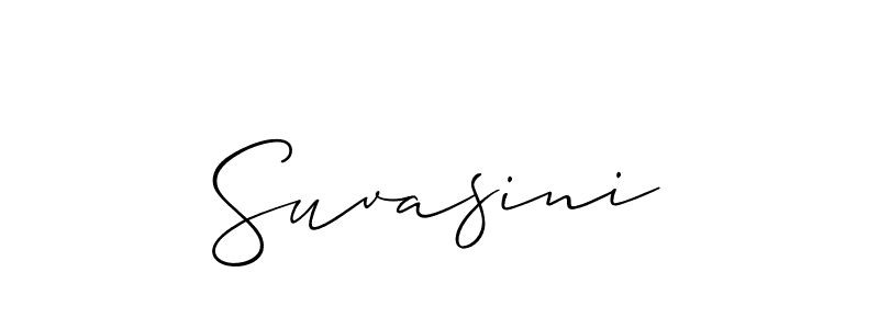 How to Draw Suvasini signature style? Allison_Script is a latest design signature styles for name Suvasini. Suvasini signature style 2 images and pictures png