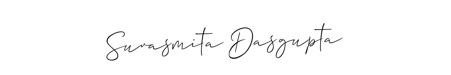 Design your own signature with our free online signature maker. With this signature software, you can create a handwritten (Allison_Script) signature for name Suvasmita Dasgupta. Suvasmita Dasgupta signature style 2 images and pictures png