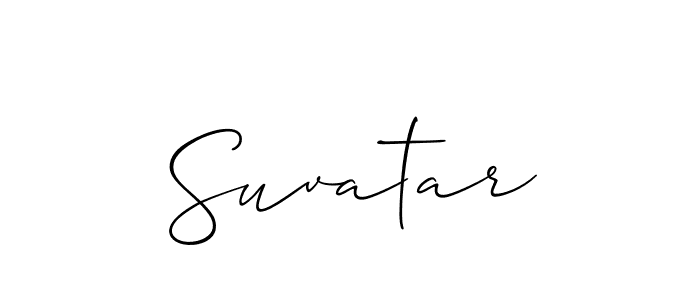 How to Draw Suvatar signature style? Allison_Script is a latest design signature styles for name Suvatar. Suvatar signature style 2 images and pictures png