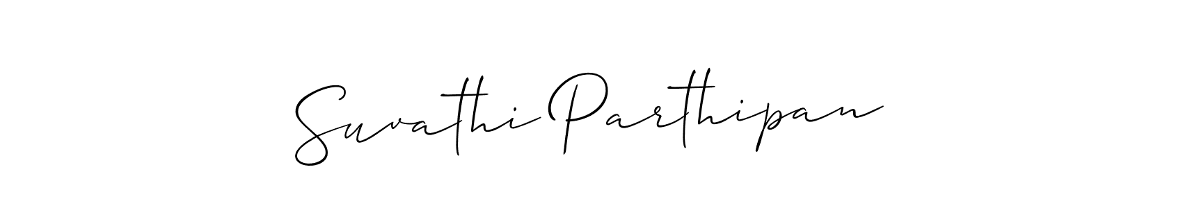 Once you've used our free online signature maker to create your best signature Allison_Script style, it's time to enjoy all of the benefits that Suvathi Parthipan name signing documents. Suvathi Parthipan signature style 2 images and pictures png