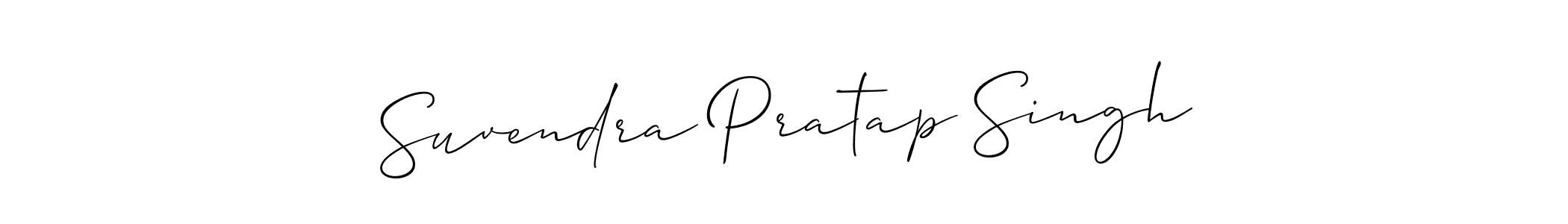 Make a short Suvendra Pratap Singh signature style. Manage your documents anywhere anytime using Allison_Script. Create and add eSignatures, submit forms, share and send files easily. Suvendra Pratap Singh signature style 2 images and pictures png
