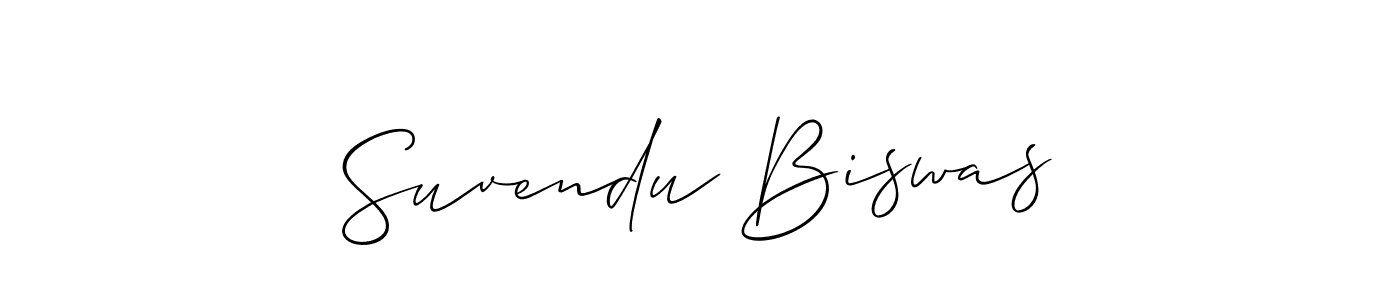 Best and Professional Signature Style for Suvendu Biswas. Allison_Script Best Signature Style Collection. Suvendu Biswas signature style 2 images and pictures png