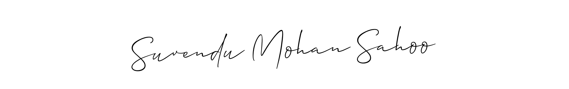 This is the best signature style for the Suvendu Mohan Sahoo name. Also you like these signature font (Allison_Script). Mix name signature. Suvendu Mohan Sahoo signature style 2 images and pictures png