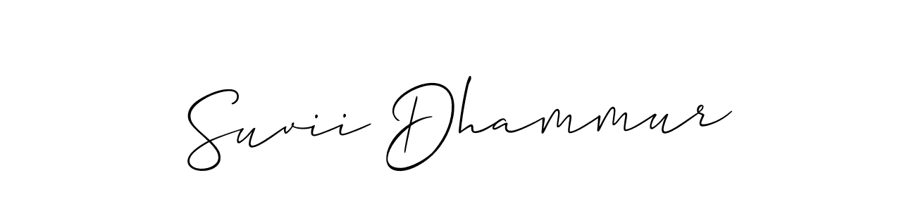 Make a beautiful signature design for name Suvii Dhammur. Use this online signature maker to create a handwritten signature for free. Suvii Dhammur signature style 2 images and pictures png