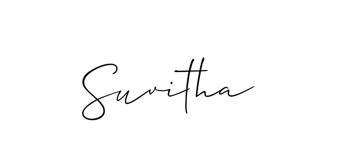 Allison_Script is a professional signature style that is perfect for those who want to add a touch of class to their signature. It is also a great choice for those who want to make their signature more unique. Get Suvitha name to fancy signature for free. Suvitha signature style 2 images and pictures png