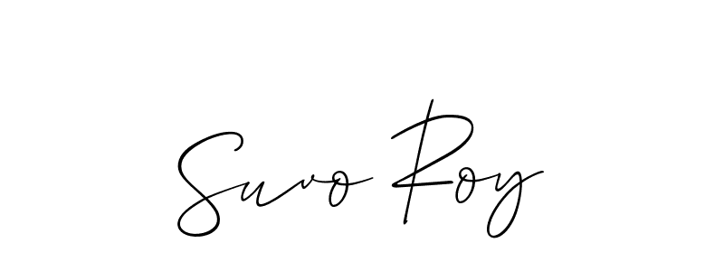Make a beautiful signature design for name Suvo Roy. Use this online signature maker to create a handwritten signature for free. Suvo Roy signature style 2 images and pictures png