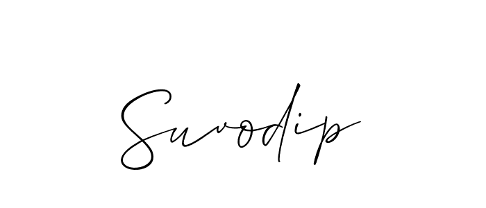 Best and Professional Signature Style for Suvodip. Allison_Script Best Signature Style Collection. Suvodip signature style 2 images and pictures png