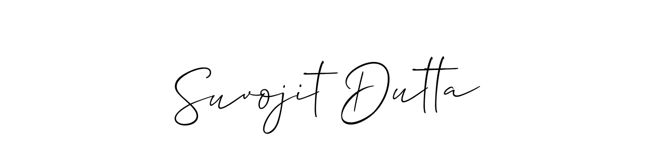 Create a beautiful signature design for name Suvojit Dutta. With this signature (Allison_Script) fonts, you can make a handwritten signature for free. Suvojit Dutta signature style 2 images and pictures png