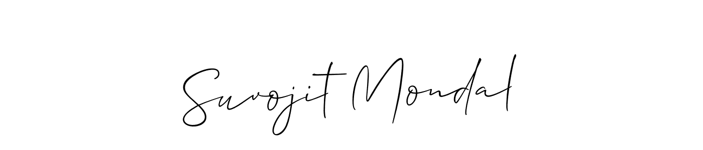 Design your own signature with our free online signature maker. With this signature software, you can create a handwritten (Allison_Script) signature for name Suvojit Mondal. Suvojit Mondal signature style 2 images and pictures png