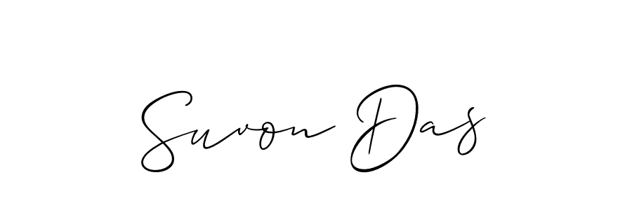 This is the best signature style for the Suvon Das name. Also you like these signature font (Allison_Script). Mix name signature. Suvon Das signature style 2 images and pictures png