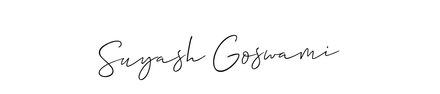 See photos of Suyash Goswami official signature by Spectra . Check more albums & portfolios. Read reviews & check more about Allison_Script font. Suyash Goswami signature style 2 images and pictures png