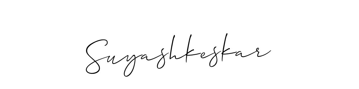 Make a beautiful signature design for name Suyashkeskar. Use this online signature maker to create a handwritten signature for free. Suyashkeskar signature style 2 images and pictures png