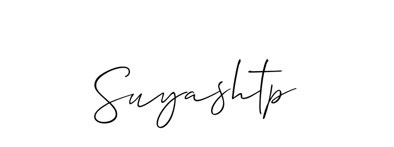 Make a beautiful signature design for name Suyashtp. Use this online signature maker to create a handwritten signature for free. Suyashtp signature style 2 images and pictures png