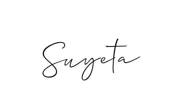 You should practise on your own different ways (Allison_Script) to write your name (Suyeta) in signature. don't let someone else do it for you. Suyeta signature style 2 images and pictures png