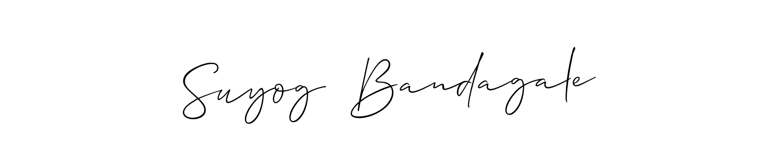 Best and Professional Signature Style for Suyog  Bandagale. Allison_Script Best Signature Style Collection. Suyog  Bandagale signature style 2 images and pictures png