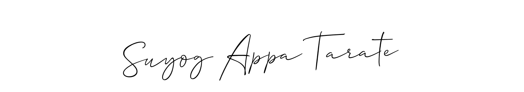 See photos of Suyog Appa Tarate official signature by Spectra . Check more albums & portfolios. Read reviews & check more about Allison_Script font. Suyog Appa Tarate signature style 2 images and pictures png