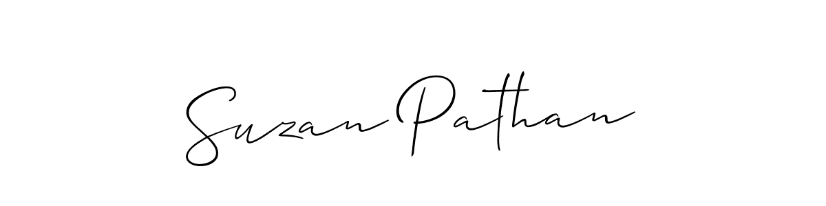 Best and Professional Signature Style for Suzan Pathan. Allison_Script Best Signature Style Collection. Suzan Pathan signature style 2 images and pictures png