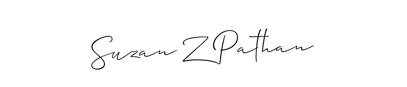 Here are the top 10 professional signature styles for the name Suzan Z Pathan. These are the best autograph styles you can use for your name. Suzan Z Pathan signature style 2 images and pictures png