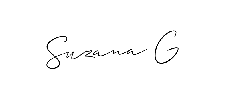 Once you've used our free online signature maker to create your best signature Allison_Script style, it's time to enjoy all of the benefits that Suzana G name signing documents. Suzana G signature style 2 images and pictures png