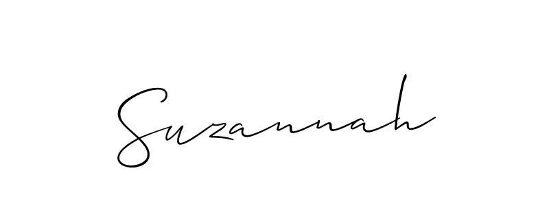 Also You can easily find your signature by using the search form. We will create Suzannah name handwritten signature images for you free of cost using Allison_Script sign style. Suzannah signature style 2 images and pictures png