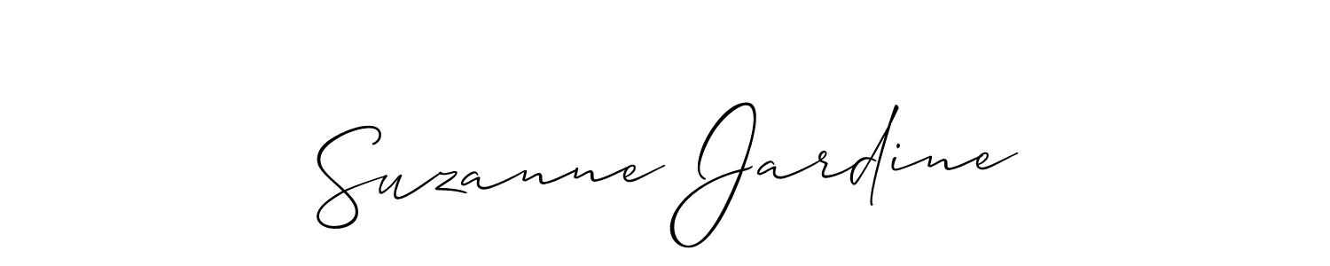 Also we have Suzanne Jardine name is the best signature style. Create professional handwritten signature collection using Allison_Script autograph style. Suzanne Jardine signature style 2 images and pictures png