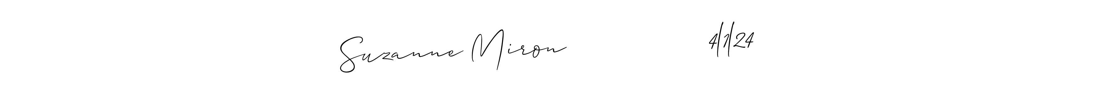 Here are the top 10 professional signature styles for the name Suzanne Miron                4l1l24. These are the best autograph styles you can use for your name. Suzanne Miron                4l1l24 signature style 2 images and pictures png