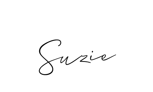 Allison_Script is a professional signature style that is perfect for those who want to add a touch of class to their signature. It is also a great choice for those who want to make their signature more unique. Get Suzie name to fancy signature for free. Suzie signature style 2 images and pictures png