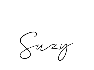 It looks lik you need a new signature style for name Suzy. Design unique handwritten (Allison_Script) signature with our free signature maker in just a few clicks. Suzy signature style 2 images and pictures png