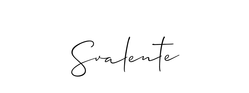 Make a beautiful signature design for name Svalente. Use this online signature maker to create a handwritten signature for free. Svalente signature style 2 images and pictures png