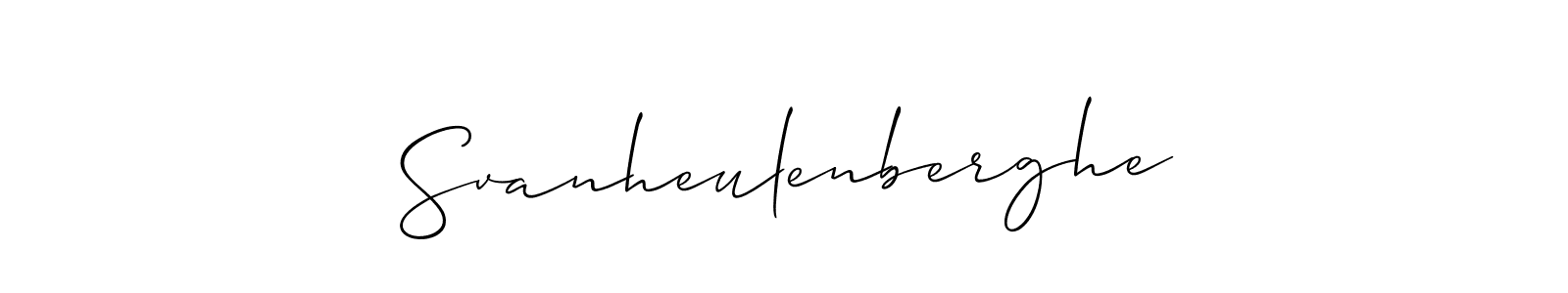 Check out images of Autograph of Svanheulenberghe name. Actor Svanheulenberghe Signature Style. Allison_Script is a professional sign style online. Svanheulenberghe signature style 2 images and pictures png