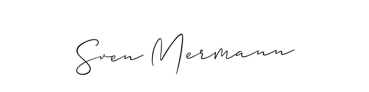 How to make Sven Mermann signature? Allison_Script is a professional autograph style. Create handwritten signature for Sven Mermann name. Sven Mermann signature style 2 images and pictures png