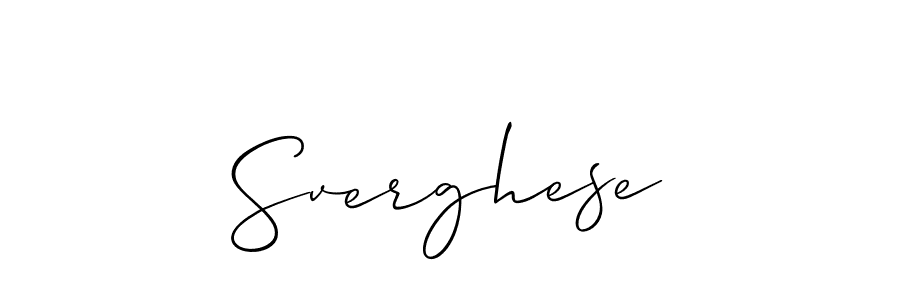 How to Draw Sverghese signature style? Allison_Script is a latest design signature styles for name Sverghese. Sverghese signature style 2 images and pictures png