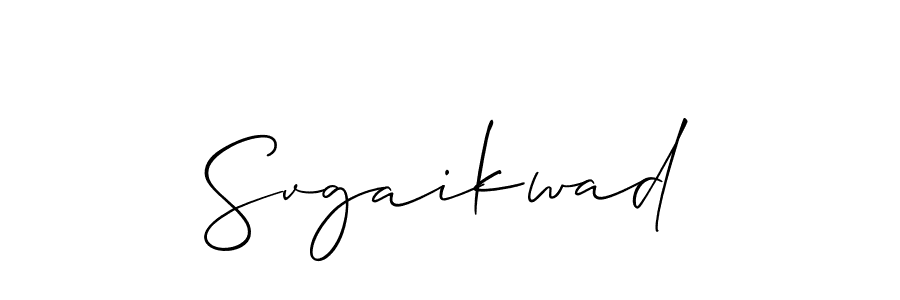 Make a beautiful signature design for name Svgaikwad. Use this online signature maker to create a handwritten signature for free. Svgaikwad signature style 2 images and pictures png