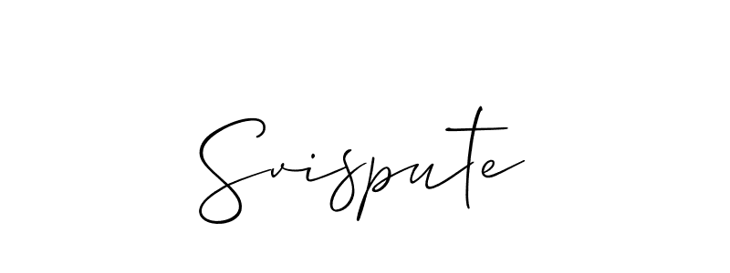 Once you've used our free online signature maker to create your best signature Allison_Script style, it's time to enjoy all of the benefits that Svispute name signing documents. Svispute signature style 2 images and pictures png