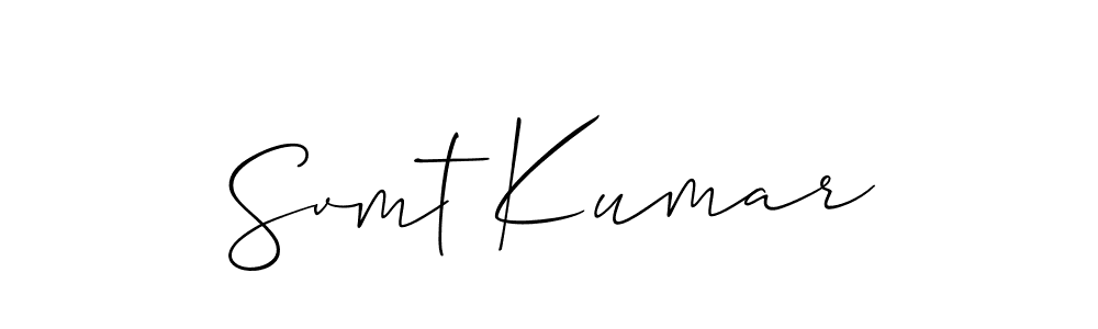 See photos of Svmt Kumar official signature by Spectra . Check more albums & portfolios. Read reviews & check more about Allison_Script font. Svmt Kumar signature style 2 images and pictures png
