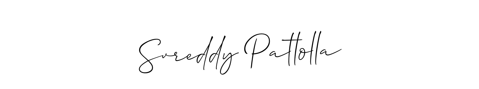 How to Draw Svreddy Patlolla signature style? Allison_Script is a latest design signature styles for name Svreddy Patlolla. Svreddy Patlolla signature style 2 images and pictures png