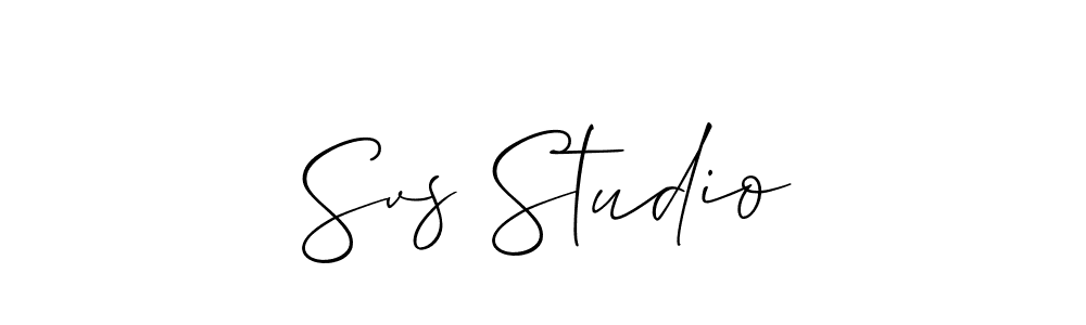Check out images of Autograph of Svs Studio name. Actor Svs Studio Signature Style. Allison_Script is a professional sign style online. Svs Studio signature style 2 images and pictures png