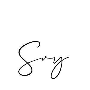 This is the best signature style for the Svy name. Also you like these signature font (Allison_Script). Mix name signature. Svy signature style 2 images and pictures png