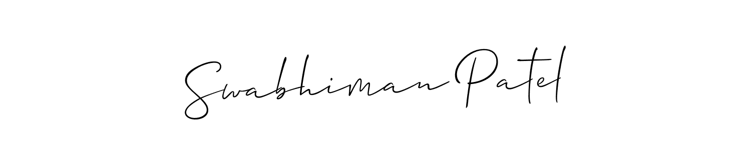 if you are searching for the best signature style for your name Swabhiman Patel. so please give up your signature search. here we have designed multiple signature styles  using Allison_Script. Swabhiman Patel signature style 2 images and pictures png