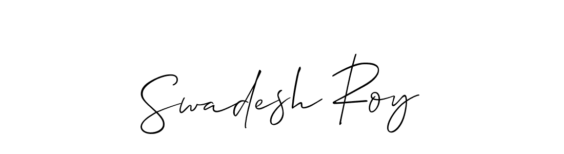 Once you've used our free online signature maker to create your best signature Allison_Script style, it's time to enjoy all of the benefits that Swadesh Roy name signing documents. Swadesh Roy signature style 2 images and pictures png