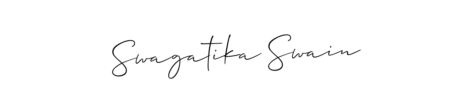 How to Draw Swagatika Swain signature style? Allison_Script is a latest design signature styles for name Swagatika Swain. Swagatika Swain signature style 2 images and pictures png