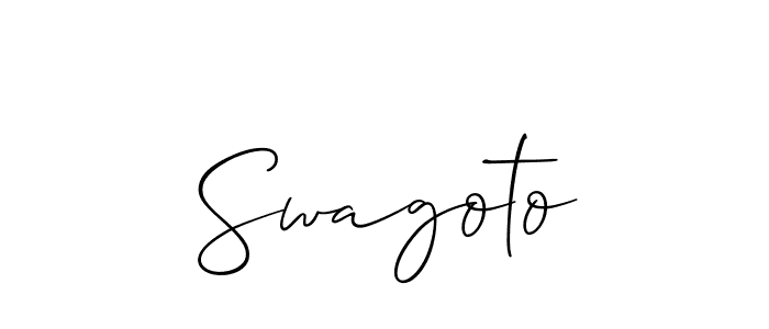 Make a beautiful signature design for name Swagoto. Use this online signature maker to create a handwritten signature for free. Swagoto signature style 2 images and pictures png