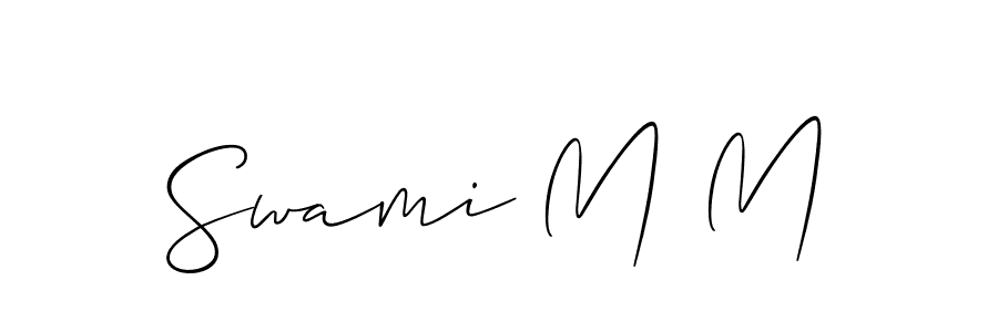 Make a short Swami M M signature style. Manage your documents anywhere anytime using Allison_Script. Create and add eSignatures, submit forms, share and send files easily. Swami M M signature style 2 images and pictures png