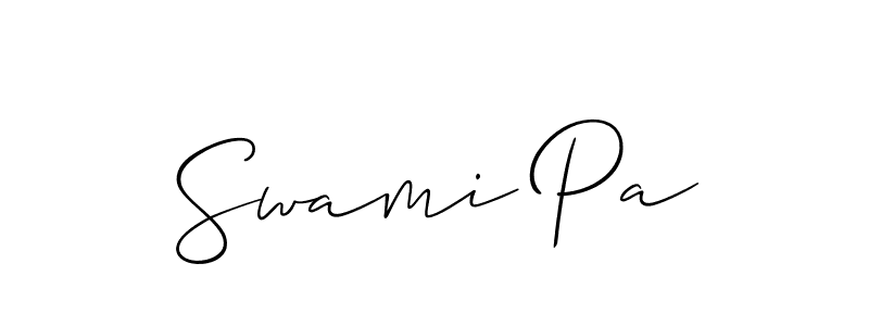 Once you've used our free online signature maker to create your best signature Allison_Script style, it's time to enjoy all of the benefits that Swami Pa name signing documents. Swami Pa signature style 2 images and pictures png