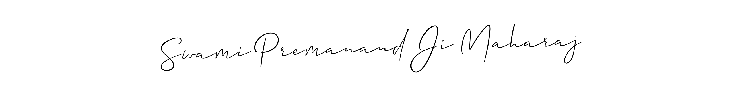 Also You can easily find your signature by using the search form. We will create Swami Premanand Ji Maharaj name handwritten signature images for you free of cost using Allison_Script sign style. Swami Premanand Ji Maharaj signature style 2 images and pictures png